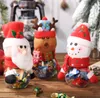 Sacchetti regalo di Natale per bambini, barattolo di caramelle, bottiglia di stoccaggio, borsa di Babbo Natale, borsa e scatole di Natale dolce, Capodanno SN6712