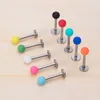 10 stks Kleurrijke Lip Ring Stud Piercing Labret Monroe Bar Oor Cartilage Tragus Earring Helix Daith Rook voor Dames Lichaam Sieraden