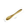 500pcs 9cm Ice Cream Yogurt Bamboo Dessert Spoon Fork Baby Kids Use Mini Bamboo Spoons Bamboo Forks