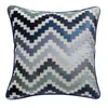 Velvet Cushion Cover Soft Pillow Cover Zigzag Grey Coffee Blue Durable Thick Home Decorative for Sofa Bed 45x45cm/30x50cm/50x50c 210315
