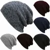 Män unisex ski slouch beanie hatt vinter varm skateboards boende löst kepsar ny y21111