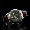 Wristwatches Wealthstar Luxury Mężczyźni Kobiety Role Zegarki Sporty Master Skórzany Pasek Quartz Auto Datejust 40mm