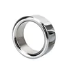 Cockrings Male Metal Stainless Steel Penis Lock Cock Ring Ball Stretcher Head Delay Time Extend Testicles Sex Toy For Man2474770