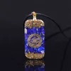 Collier en pierres naturelles Lapis Lazuli Orgone, pendentif en cristal Reiki, bijoux de guérison pour femmes