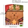 Christmas Decorations 2021/2022 Cloth Chair Covers Santa Claus Cover Holiday Party Accessories Home Table Decoration