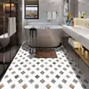 Wall Stickers Retro Floor Tiles Sticker Kitchen Bathroom Home Decor Peel & Stick Art Mural Wear-resistant Walkable Decal