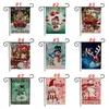 Banner Flags Christmas Garden Flags cartoon Pattern Theme Two Sides Christmas Yard bandiera lino 47 * 32CM 9 stile T2I52369