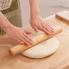Türk Oklava Rolling Pins 50/58 cm Manti Ravioli Pizza Maker Yüksek Kalite Ahşap Mutfak Aletleri Baklava Maker Eşyaları Hediye 211008