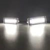 Lumière de plaque d'immatriculation LED 18SMD, 2 pièces, lampe sans erreur pour Benz Smart Fortwo coupé Convertible 450 451 W450