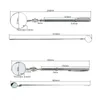 Kit di riparazione per specchietti di ispezione e manutenzione del veicolo, strumento universale per auto, robusto e pieghevole, riflettore telescopico, dimensioni, ispezione del telaio di saldatura, strumenti per specchietti