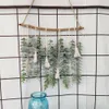 Flower Accessories Artificial Green Plant Eucalyptus Leaf Hanging Decoration Welcome Area Home Wall Ornaments Sepak Takraw Tassel Pendant