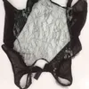 Nxy Sexy Set, erotische Dessous für Frauen, Sex-Unterwäsche, Porno-Dame, Kleid, heiße Spitze, offener BH, Schritt, Kostüm, Nuisette 1202