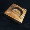 Raffreddare i posacenere del desktop in legno naturale portatile portatile a secco Herb tabacco handpipe sigaretta sigaretta fumatore in legno portacenere supporto staffa di alta qualità handmade dhl free