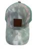 Designer Ball Caps för kvinnor Visorer Ponytail Mesh Cowboy Tie Dye Hat Sport Golf Sun Unisex Baseball Cap Brand Hip Hop hattar