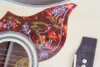 2021 Ny ankomst Hummingbird 41 tum folk akustisk gitarr burlywood topp baksida röd rosewood fingerboard gran kropp hög kvalitet fabrik anpassad