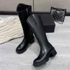Botas Chelsea Knee-High Platform Botas Mulheres Sapatos Altos Saltos Sexy Goth Designer Marca Luxo Mulheres Sapatos 2022 Botas Mujer Y1125