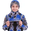 Ethnic Clothing Children Girls Muslim Prayer Dress Hijab Abaya Ramadan Worship Sets Islamic Modesty Outfits Arab Kids Jilbab Kafta227u