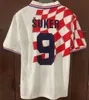 4XL 2024 Croacia Modric Soccer Jerseys 23/24/25 Croatias Eur Cup Cup Mandzukic Perisic Kalinic Kovacic Suker Retro 1998 02 Football Shirts Kids Kids Sock Kramaric