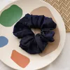 Haaraccessoires SEERSUCKER Scrunchies Solid Color Hair Tie Bands Elastische Vrouwen Meisjes Hoofddeksels Paardenstaart Houder 5 Ontwerpen Optionele BT6543