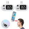 new Mini USB Thermometer Mobile Phone Digital Thermometer With LED Display Non-contact Infrared Temperature Sensor Type-C Hygrometer