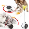 Moulin à vent pour animaux de compagnie taquiner jouet interactif chat jouet plateau tournant drôle chat bâton Puzzle formation avec cataire plume fournitures pour animaux de compagnie DAW221