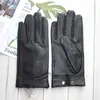 2021 nuovi guanti in pelle di montone da uomo in pelle touch screen cava sottile traspirante guanti da guida per motociclisti H1022