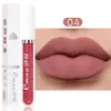 CMAADU 18 Colours Matte Lip Gloss Liquid Lipstick Waterproof Długotrwały seksowny seksowny nagi makijaż Piękno Czerwony Lipgloss7448166