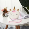 Kid Unicorn Messenger Bag Purse Plysch Färgrik Söt Barn Flickor Axelväska Crossbody Väskor Påse Födelsedagspresent HHA1691 380 Y2