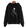 Mode Dam Sweatshirts Hoody Dam Luvtröja Love Tryckta Casual Pullovers Koreanska tjejer Långärmad vår Höst hoodie S-XXXL