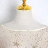 See Through Sexy Dress For Women O Neck Batwing Sleeve Patchwork Sequin Irregular Dresses Female Fashion Clothing Fall 210531