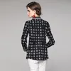 2023 Designer Printed Black Shirts Long Sleeve Women Runway Button Shirt Office Ladies Ribbon Bow Blouses Spring Summer Autumn Winter Slim Fit Stylish Tops