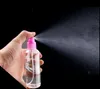 100pcs 100ml Travel Transparent Small Empty Bottle Plastic Perfume Atomizer Spray Bottles Make Up Tool Color Send Randomly SN4199