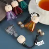 Bouteilles de parfum de voiture, désodorisant, huile essentielle vide, rechargeable, pendentif pendant, conteneur de déodorant, vente en gros, 8ml