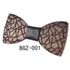 Bow Ties Adult Wooden Bowtie pour hommes costumes gentleman bois fait à la main papillon mince cravate homme accessoire donn22