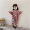 Mädchen Overall Kinder Kleidung Herbst Kleinkind Casual Blumen Werkzeug Baby Kinder Kleidung Japanes Koreanische Stil 1-6 Y 211229