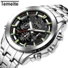 2022NEW TEMEITE Top Brand Luxury Watch Men Waterproof Men's Quartz Watches Sport Male Military Wristwatch Relogio Masculino Gift Box