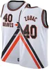 Cousu # 40 Ivica Zubac Basketball Jersey Blanc / gris personnalisé hommes femmes jeunes maillot de basket-ball XS-5XL 6XL