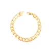 Trendy Hiphop 18K Real Gold Plated MenWomen 11 Figaro Chain Bracelets Fashion Costume Bracelets Jewelry for men women3028026