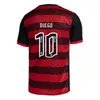 22 23 Flamengo DIEGO PEDRO Mens Soccer Jerseys E RIBEIRO DE ARRASCAETA Home Away 3rd Training Wear Red Black White Football Shirts307q