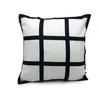 Grossist! Sublimering 9 Paneler PillowCase Blank värmeöverföring Tryckkudde täcker utan insats Polyester Pillow Cushion A12