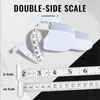 Zelfverwijdende maatregel Tape 150 cm / 60 inch body taille behouden fit naaien op maat meting gereedschap automatische telescopische cirkel liniaal CS28