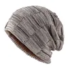 2019 Élégant Skullies Bonnets Hiver Hommes Chapeau Épais Chaud Hiver Hommes Chapeau Épais Casquettes Bonnets Cap Hiver Hommes Chapeaux gorros Y21111