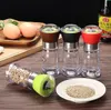 100pc Hot Creative Stainless Steel Mill Salt Pepper Diy Manual Bottle Grinder Glass Kitchen Tool Pepper Grinder Bottle Wholesale