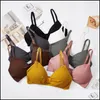 Bras kvinna underkläder kläder sömlösa sport bh kvinnor push up bralette top fitness chockproof löpande gym träning baklöst väst droppe deliv