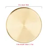 Groothandel decoratie ronde gouden roestvrijstalen opslaglade diameter 12.5 cm 20cm 30cm voor cosmetische sieraden doos