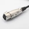 3 PIN-код XLR Микрофон Кабель мужчина на женский сбалансированный патч свинцовый микрофон CARE CABLE AUDIO черный для микрофона 2M