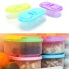 Draagbare plastic beschermer Case Container Lunch Fruit Food Box Opslaghouder Trip Outdoor Camping Picnic Y200429