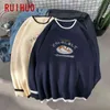 RUIHUO Harajuku pull tricoté hommes vêtements hiver pull hommes pull mode Harajuku vêtements Hip Hop 2XL arrivées 211109