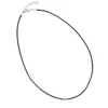 Черное ожерелье веревки корейский водный шнур 1.5 мм 2,0 мм 100 шт. / Лот