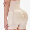 Velssut Hohe Taille Frauen Butt Lifter Steuer Höschen mit Pad Hüfte Enhancer Push Up Body Shaper Hose Unterwäsche 211218